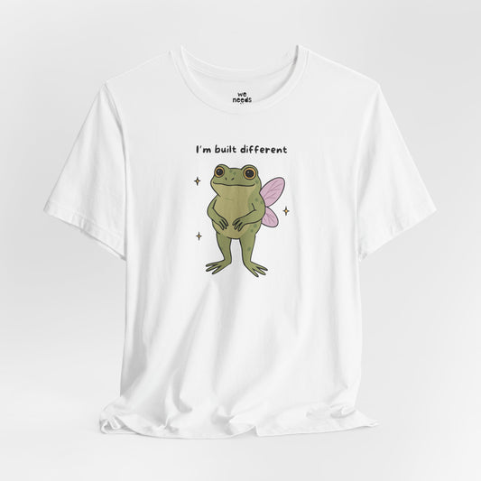 I'm Built Different Frog Tee