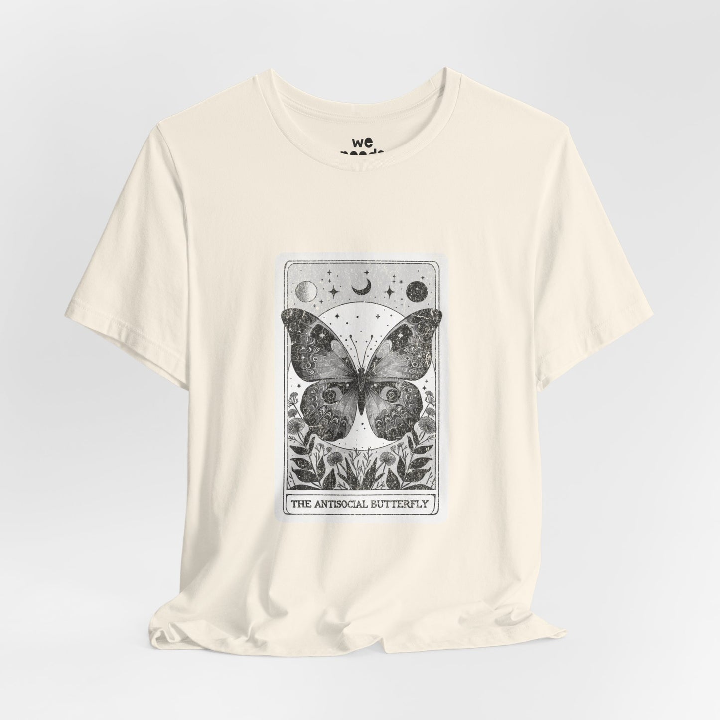 The Antisocial Butterfly Tee — Black & White