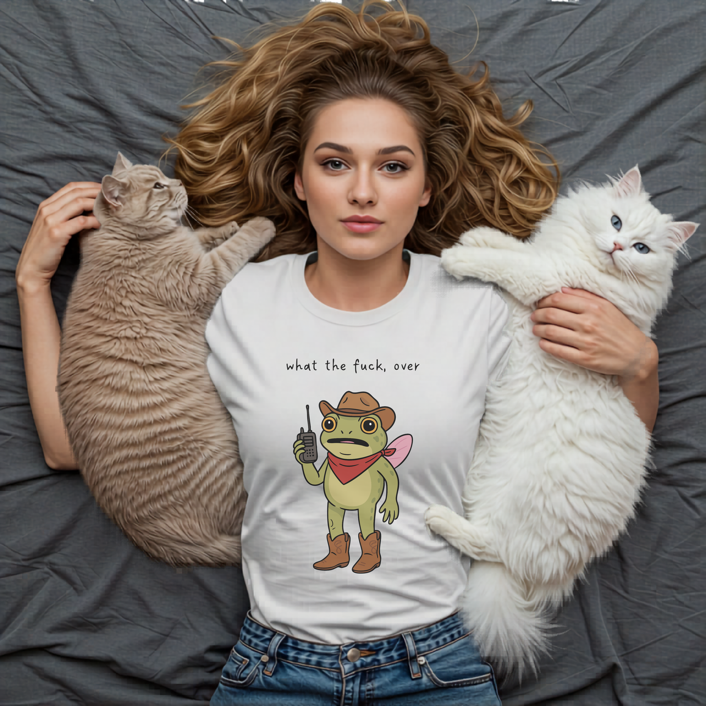 What The F*ck Over Frog Tee