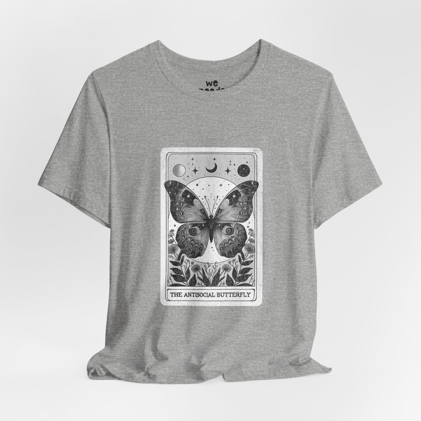 The Antisocial Butterfly Tee — Black & White