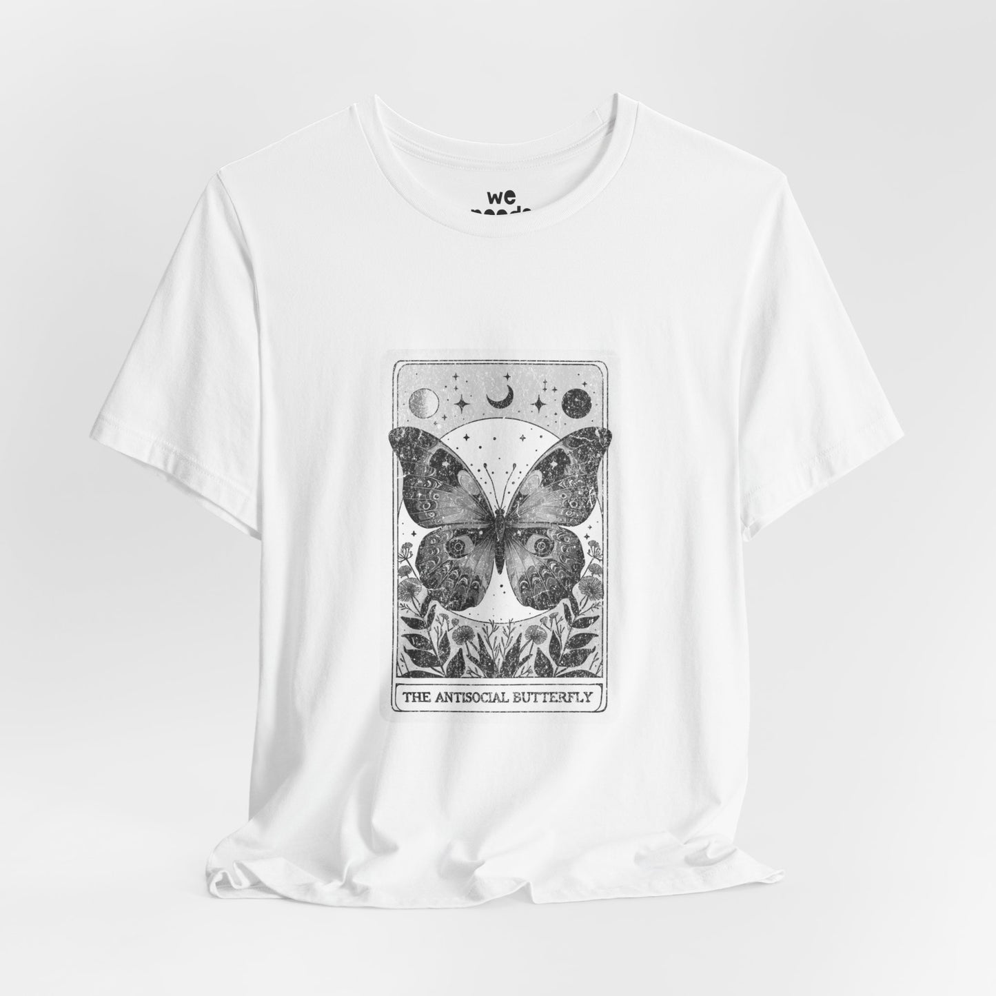 The Antisocial Butterfly Tee — Black & White