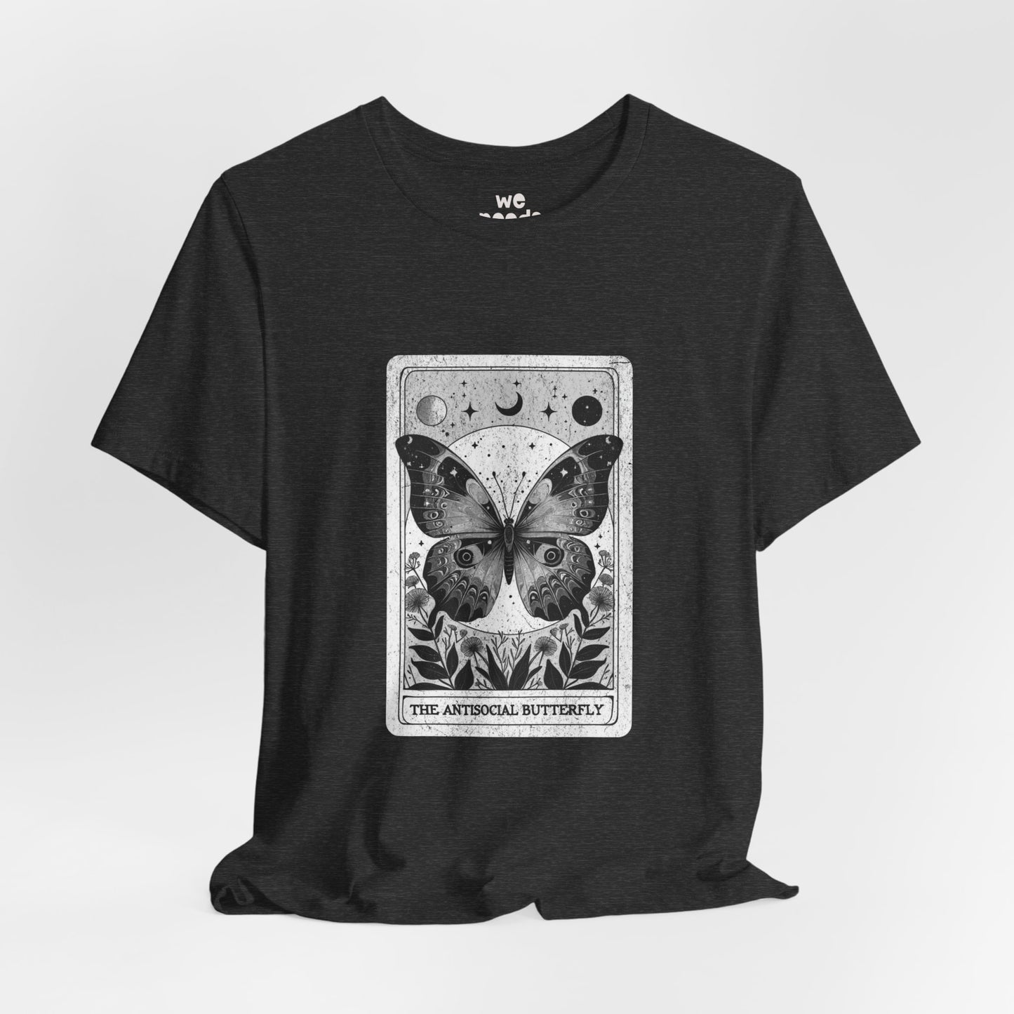 The Antisocial Butterfly Tee — Black & White
